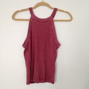 American Eagle Cropped Halter Top